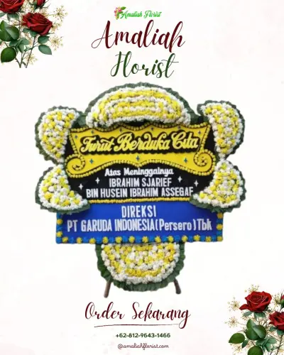 Papan Bunga Duka di Rawasari